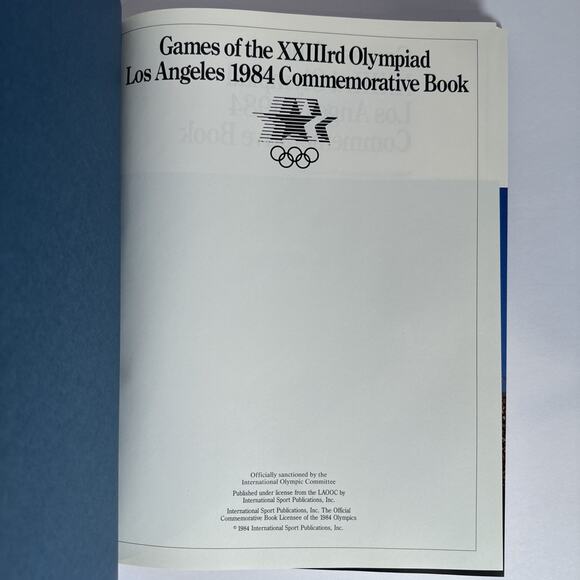 1984 L.A. Summer Olympics Souvenir Hardcover Book...Rare.. - Picture 8 of 10